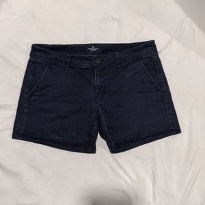 AEO Midi Navy Blue Kahki Shorts